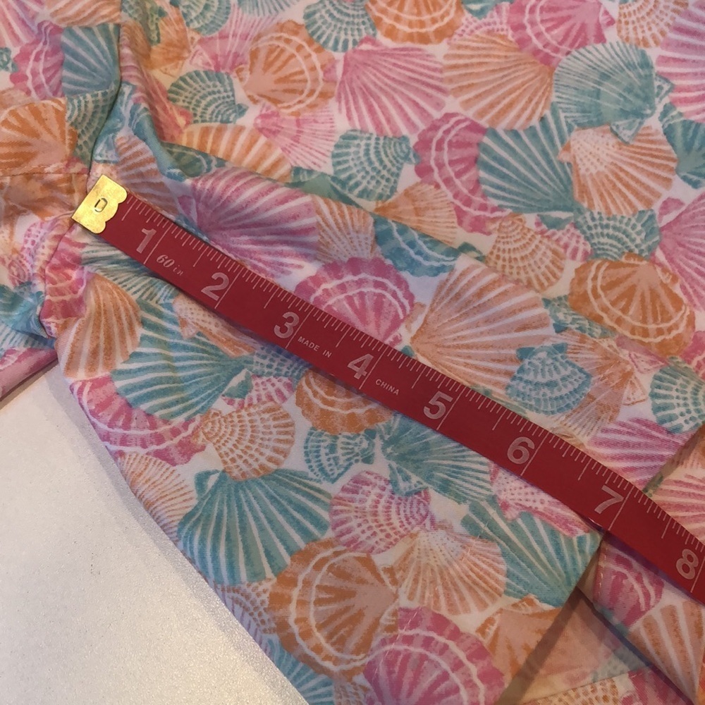NEW Talbots Multicolor Pastel Seashells Print Twill Shorts Size 4 7” rise NWOT - Picture 5 of 11